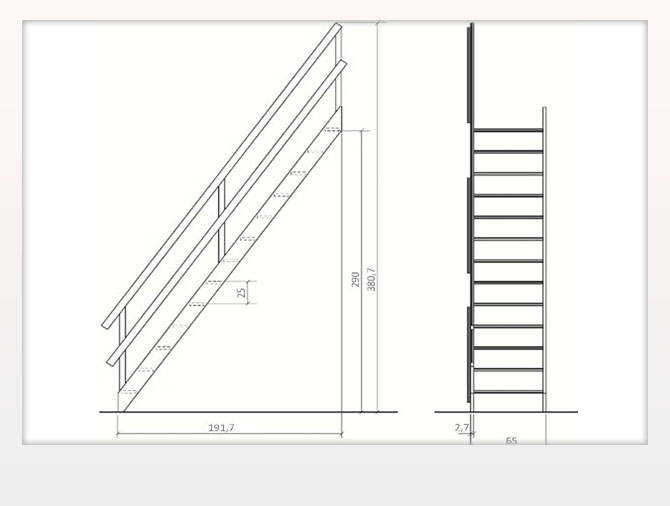 Схема чердачной лестницы MSU