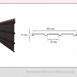 Софит Т4 с центральной перфорацией Vinil-On